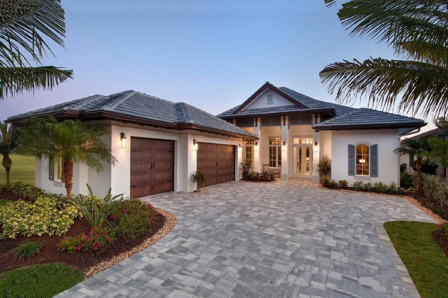 Средиземноморский одноэтажный дом