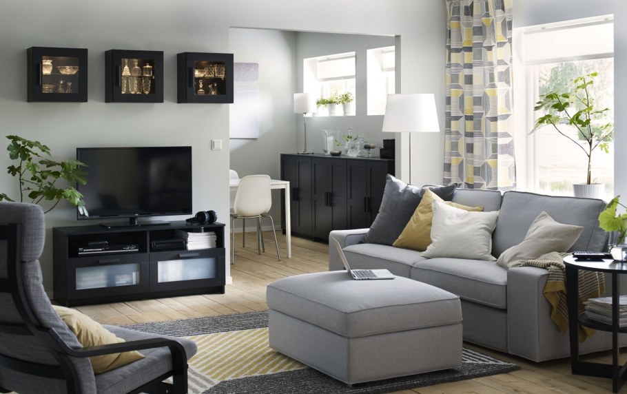 Икеа гостиная интерьер 2021