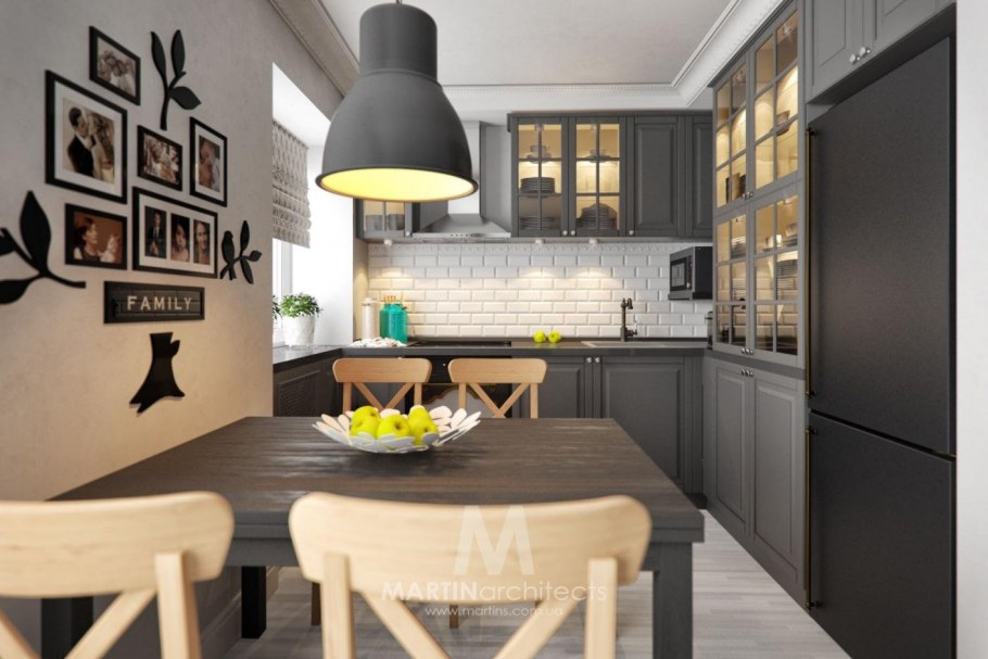 Кухня икеа в проекте дизайнеров