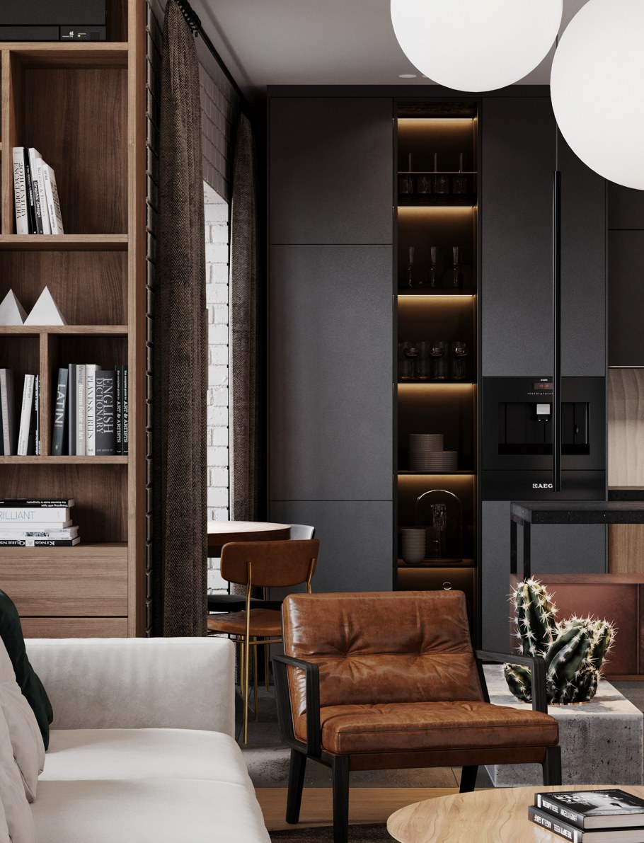 Дизайн квартиры в общем стиле