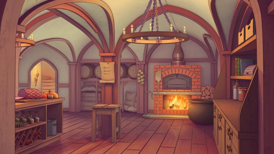 Сказочная комната в замке