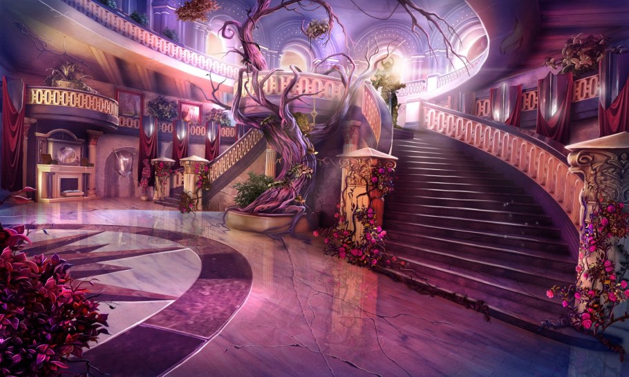 Холл дворца фэнтези