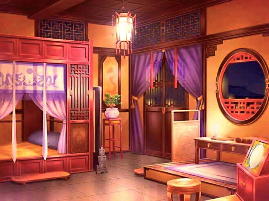 Аниме комнаты в особняке