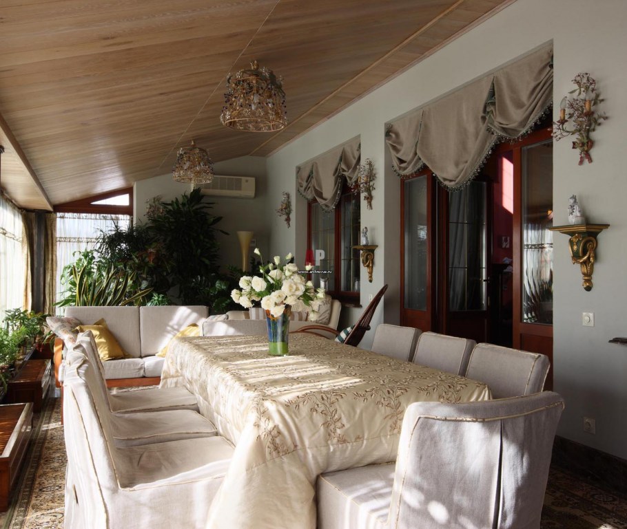 Веранда в английском стиле