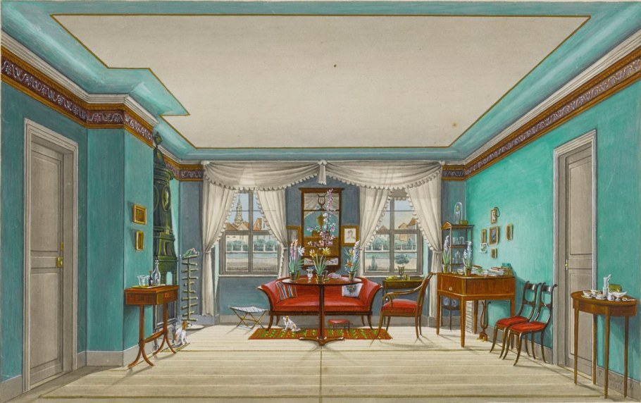 Интерьер бидермейер 19 век