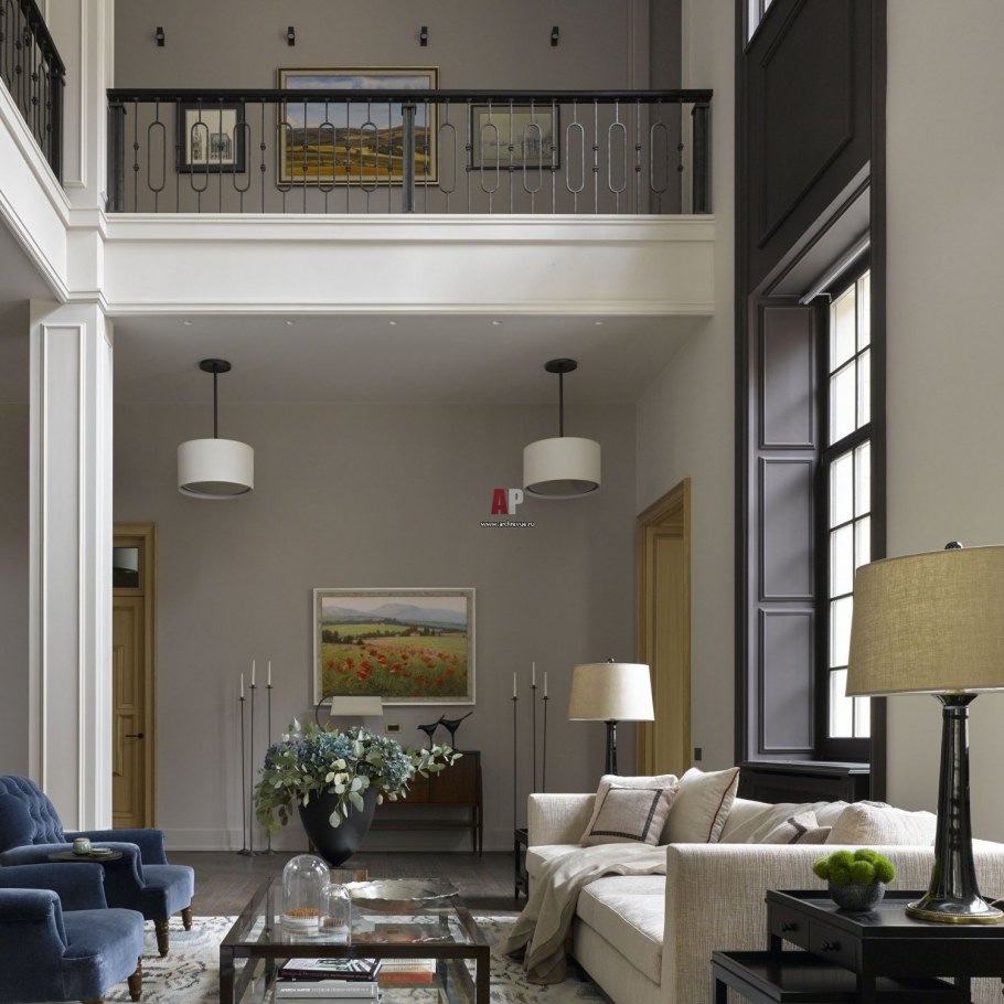 Гостиная в американском стиле