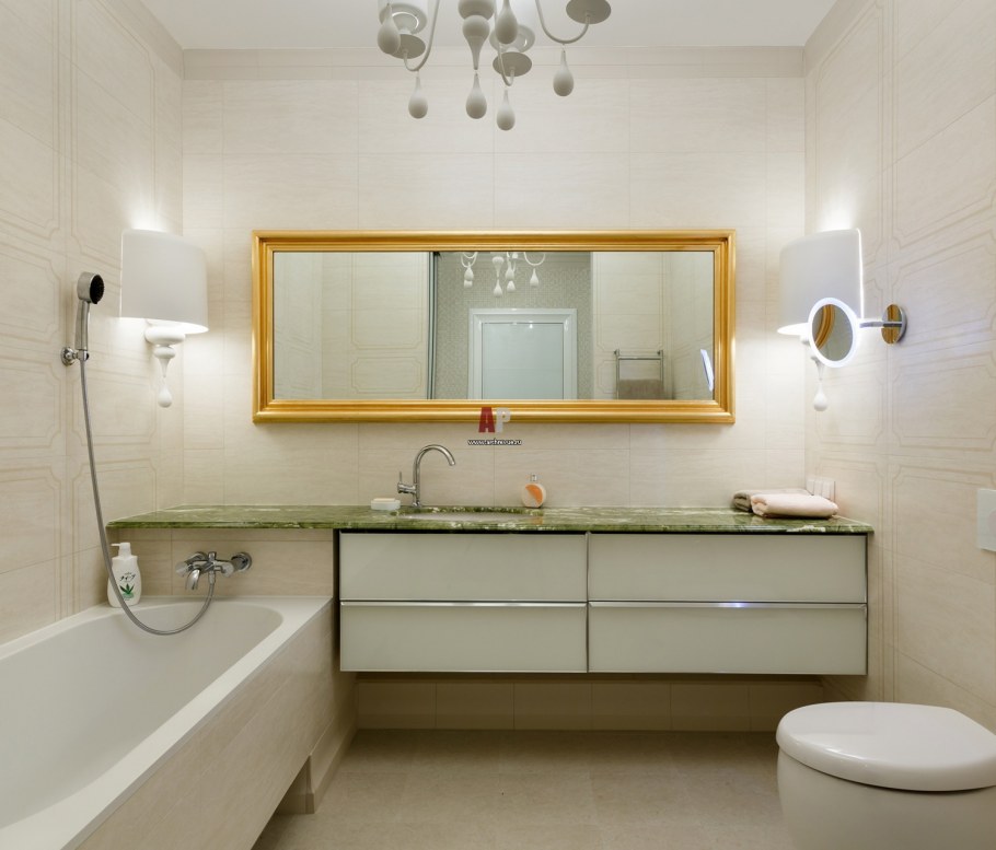 Освещение ванной комнаты 4 кв.м