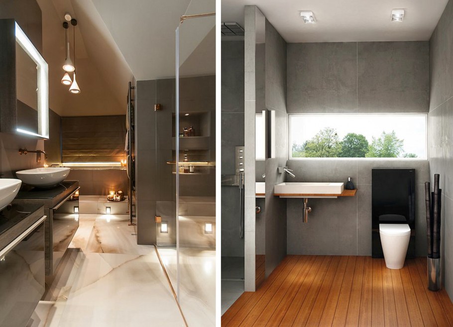 Современные планировки ванной