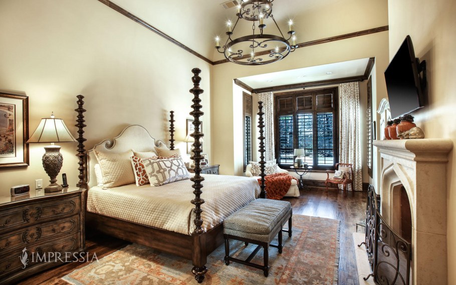 Оранжевый и бирюзовый в интерьере