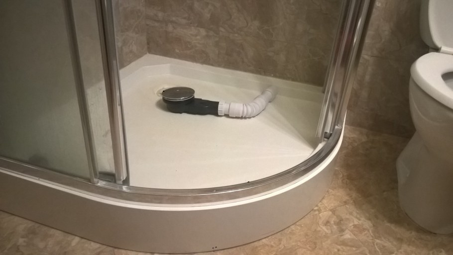 Слив поддона душевой кабины Sensea Cube