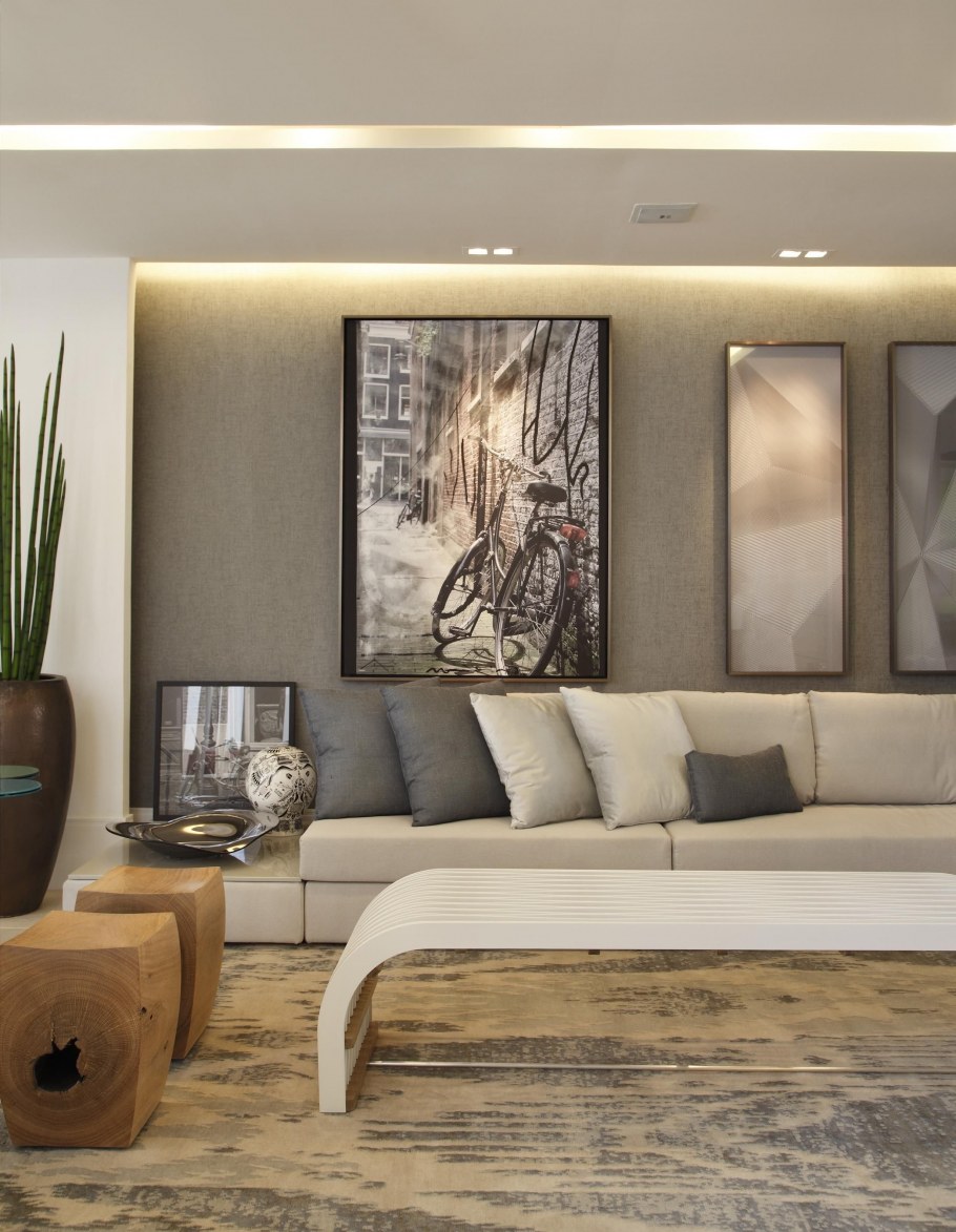 Декор в гостиной в современном