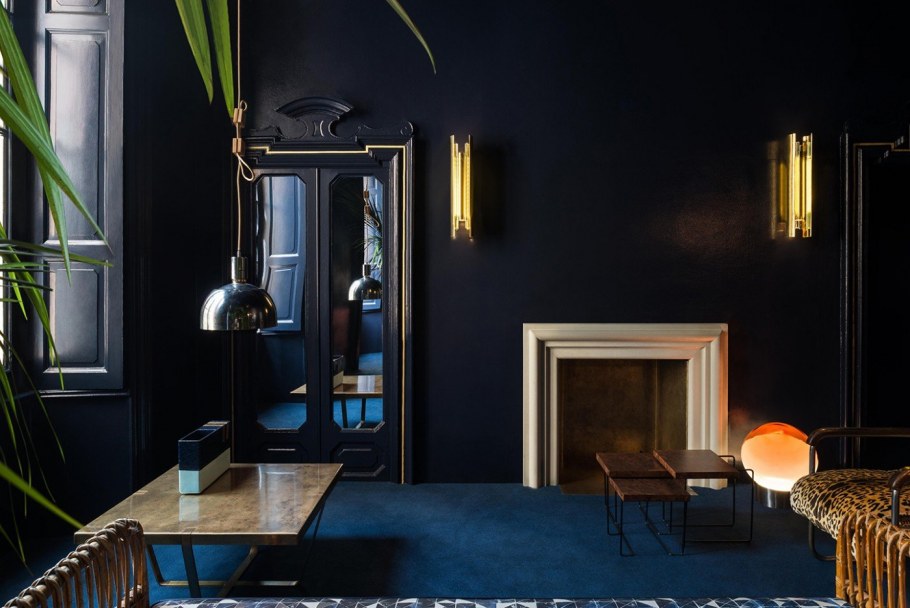 Интерьер в темных тонах в отличном качестве