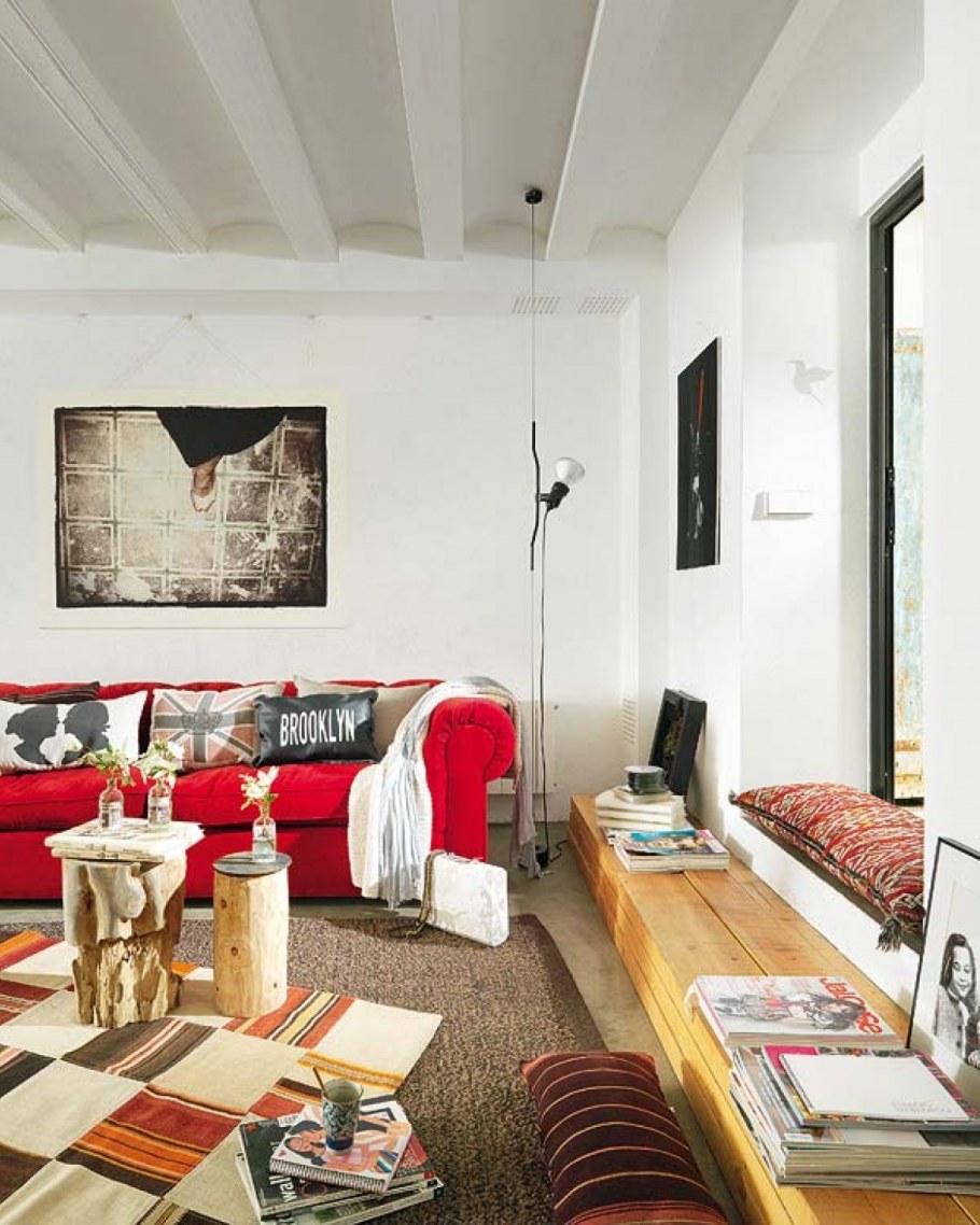 Красные двери лофт