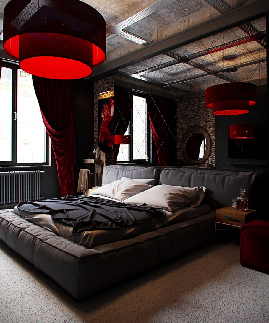 Интерьер в лофт стиле с Авангардом