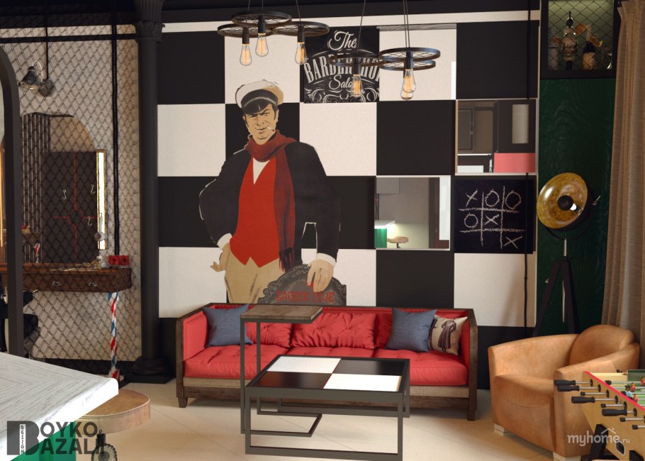 Арский кирпич стиль лофт