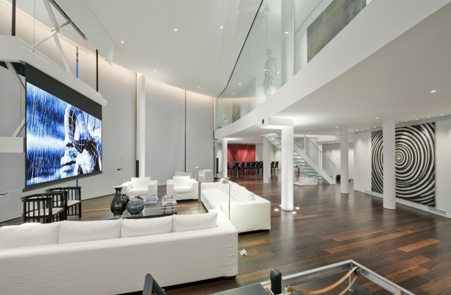 Гостиная в стиле Хай тек