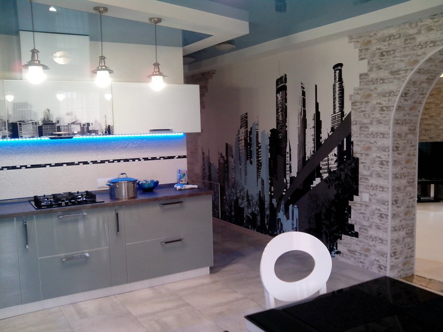 Обои для кухни модные тенденции