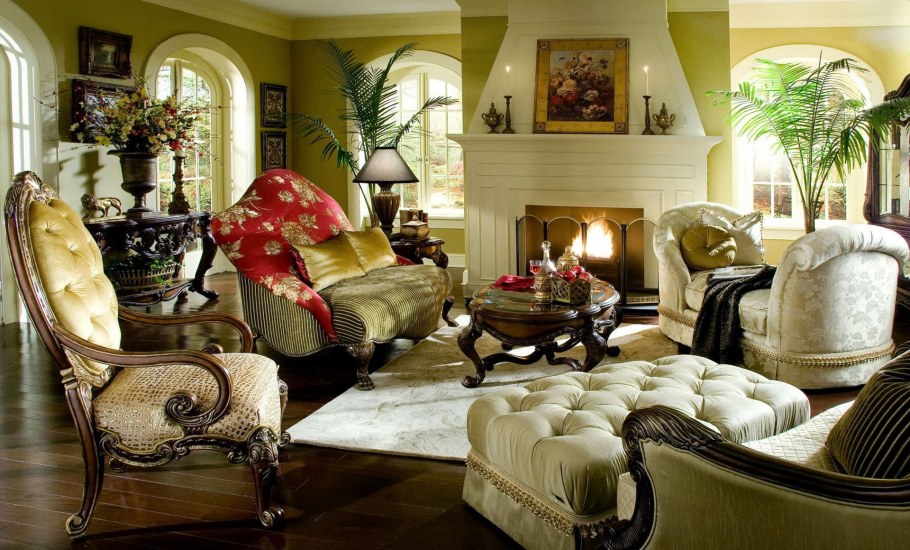 Красивая гостиная