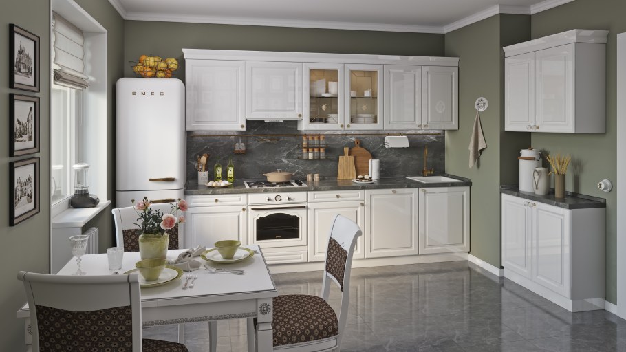 Кухни икеа Неоклассика