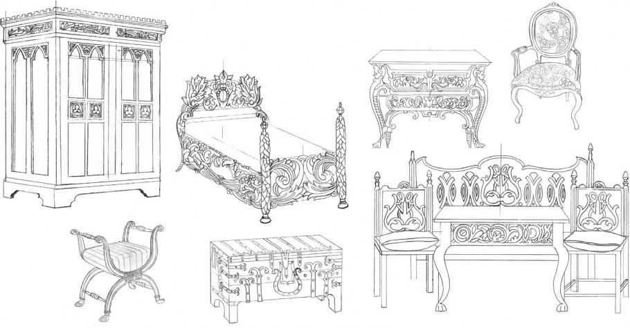 Предметы интерьера в стиле классицизм
