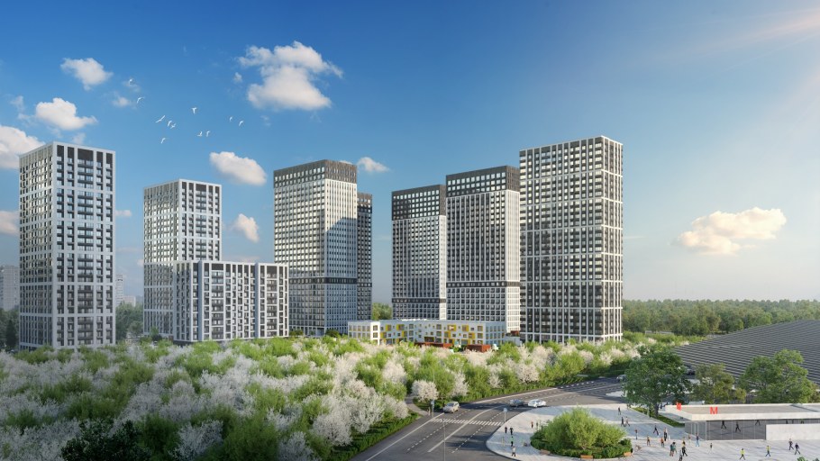 Жилой комплекс Врубеля в Москве