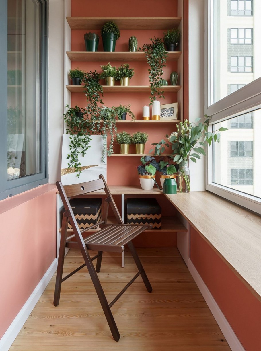 Барный стол на лоджии