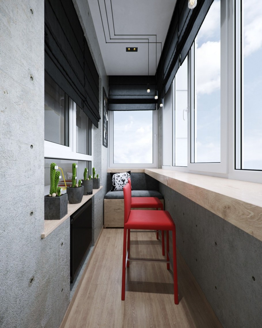 Узкая лоджия