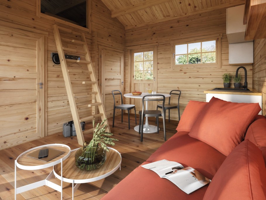 Дачный дом со спальным лофтом Sophie