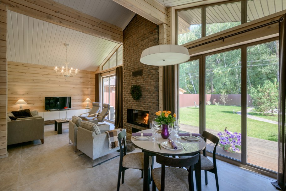 Дача архитектора интерьер