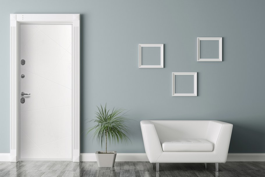 Полотно дверное Гринвуд 4 2000х800мм, дуб серый