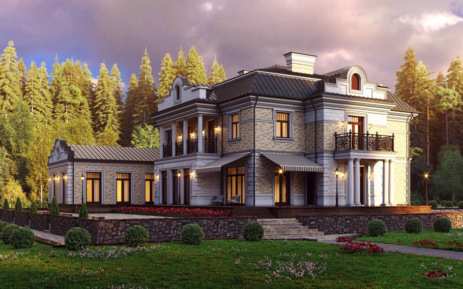 Особняк в стиле неоклассицизм