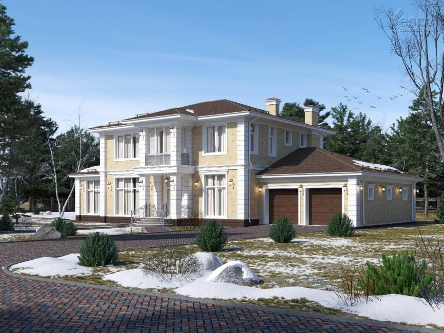 Дом в стиле Неоклассика проекты