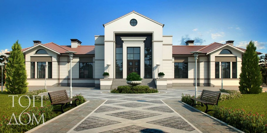 ТОПДОМ экстерьер неоклассический