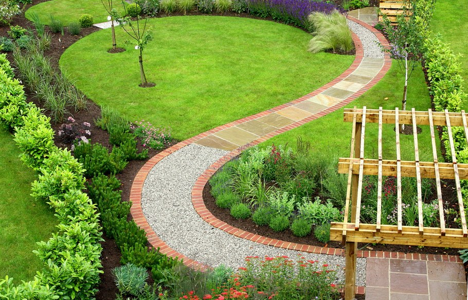 Красивые садовые дорожки