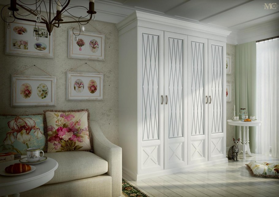 Декор шкафа купе