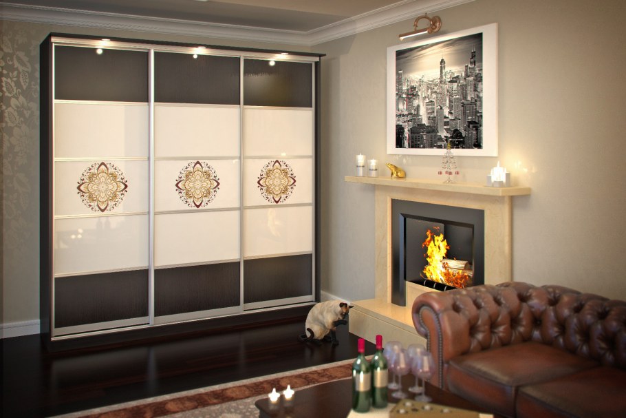 Шкаф комбинированный Амелия КМК 0435.1