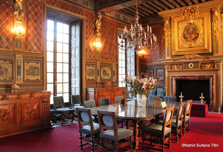 Замок Шамбор Франция внутри