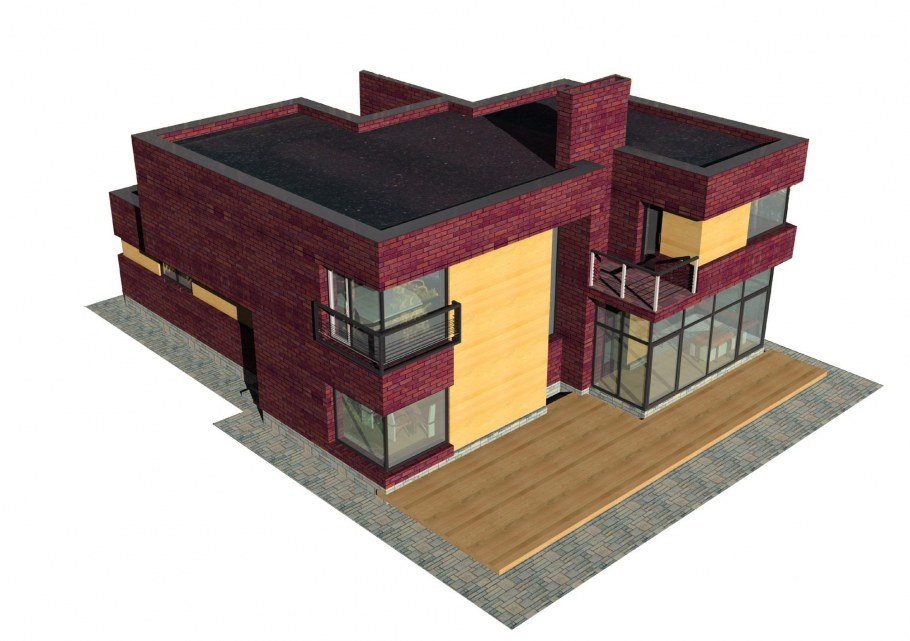 Дом куб Robert Gurney Architect