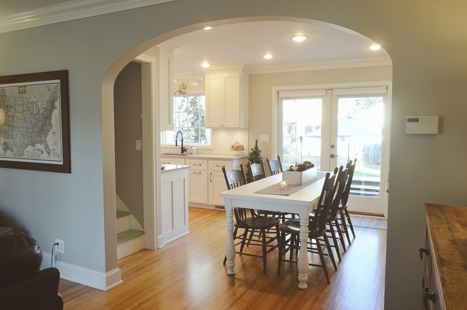 Отделка проема без двери на кухню