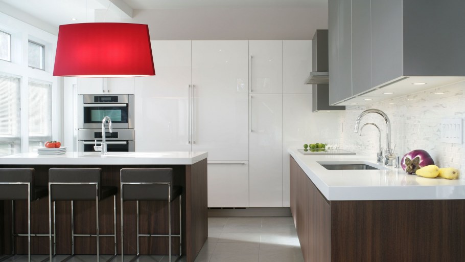 Кухни п-образные цвета