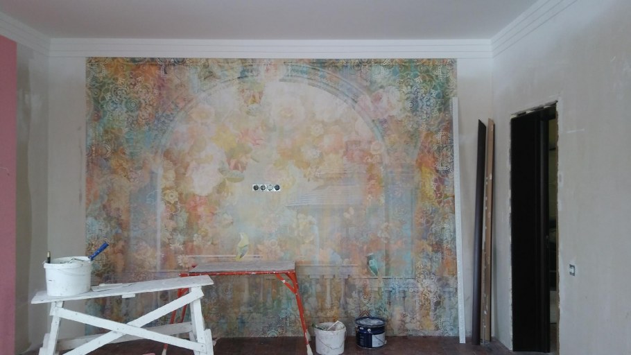 Фотообои под фрески на стену