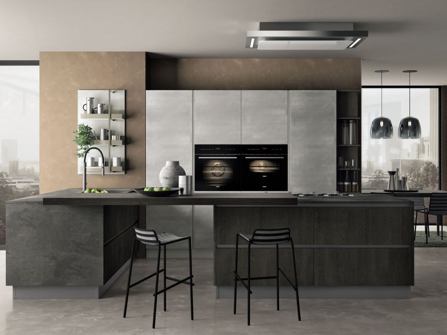 Бежевый матовый антискретч 2030-04 фасад