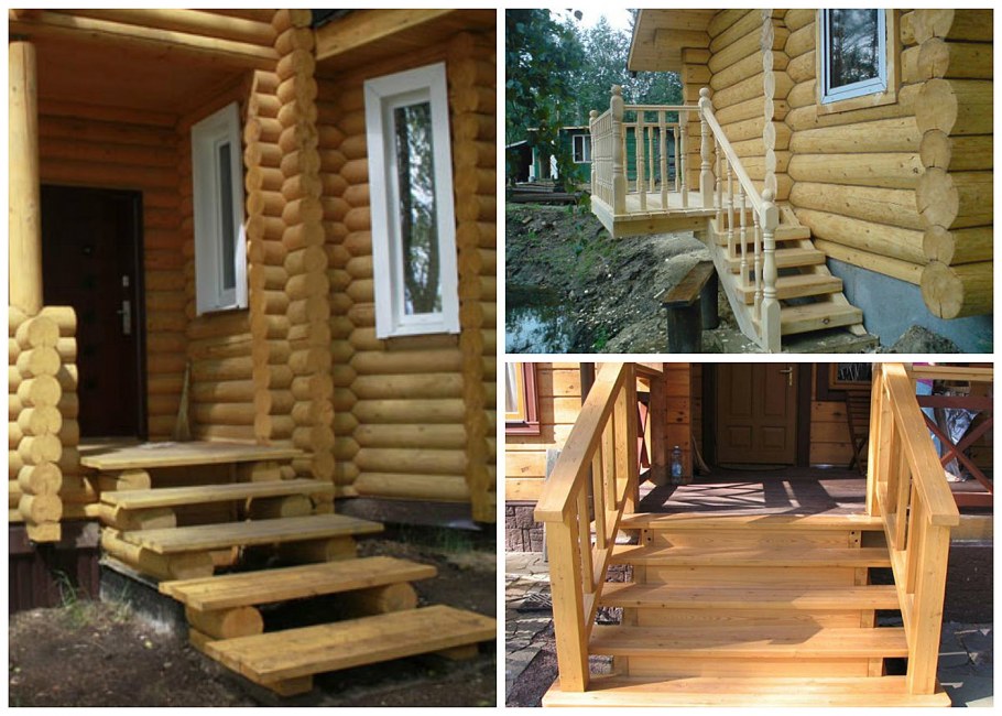 Крыльцо для бани