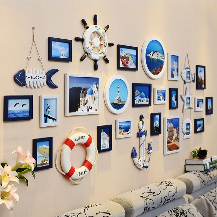 Фоторамки в интерьере