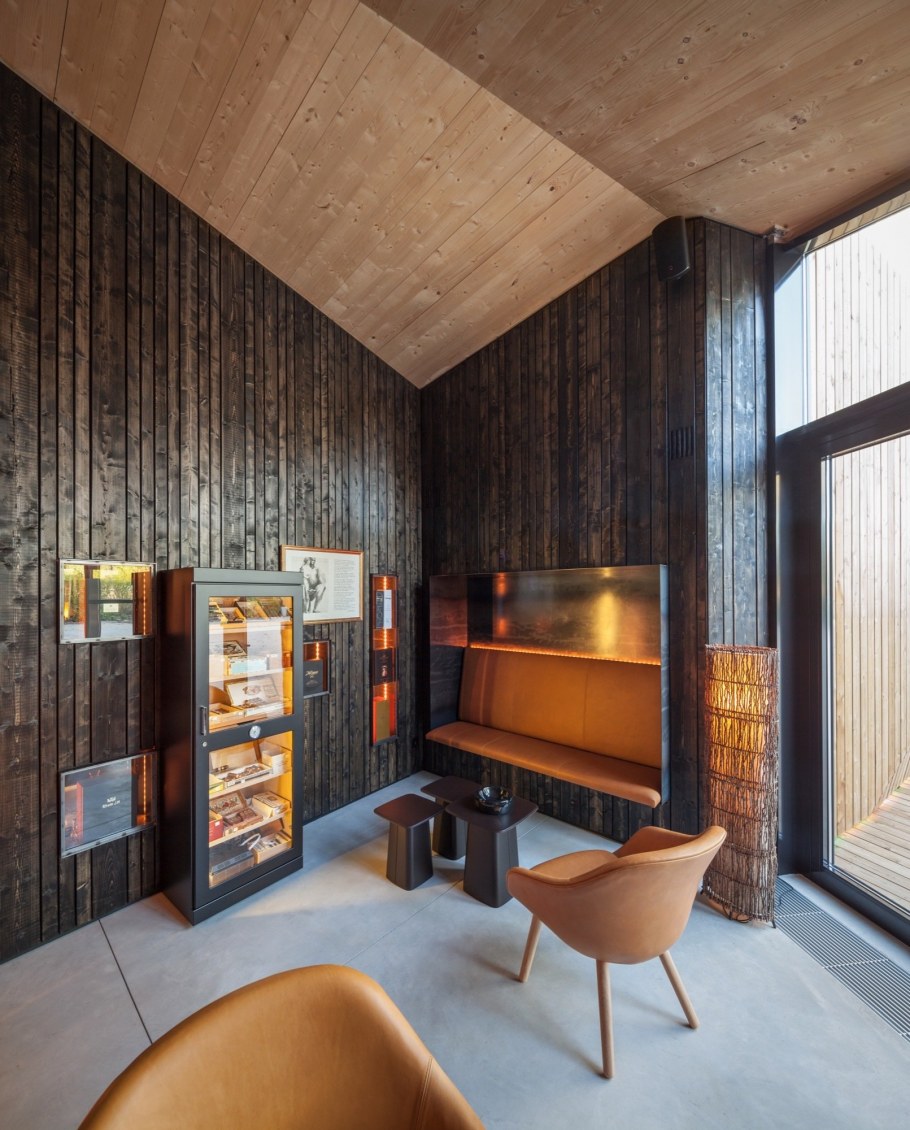 Обозженнно дерево в интерьере