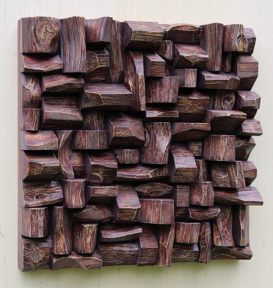 Декорация жженое дерево