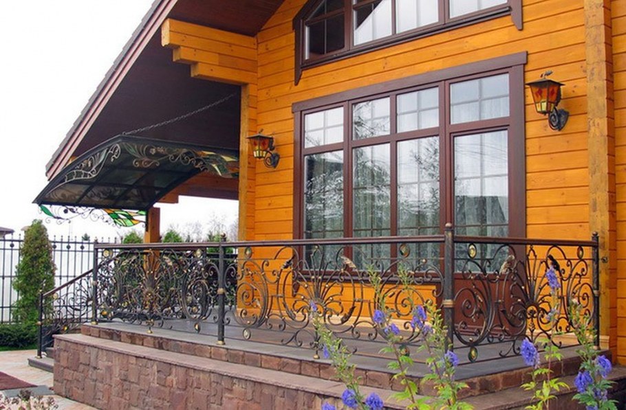 Кованые ограждения для террасы