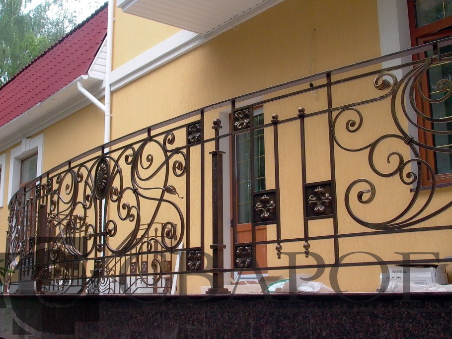 Веранда из ковки