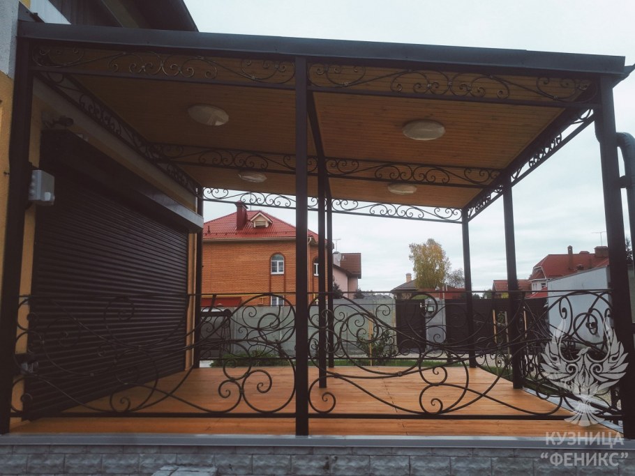 Кованная терраса