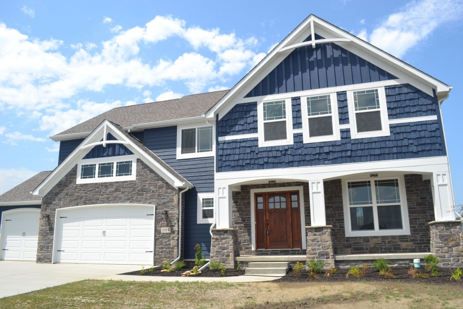 Сайдинг темно синий